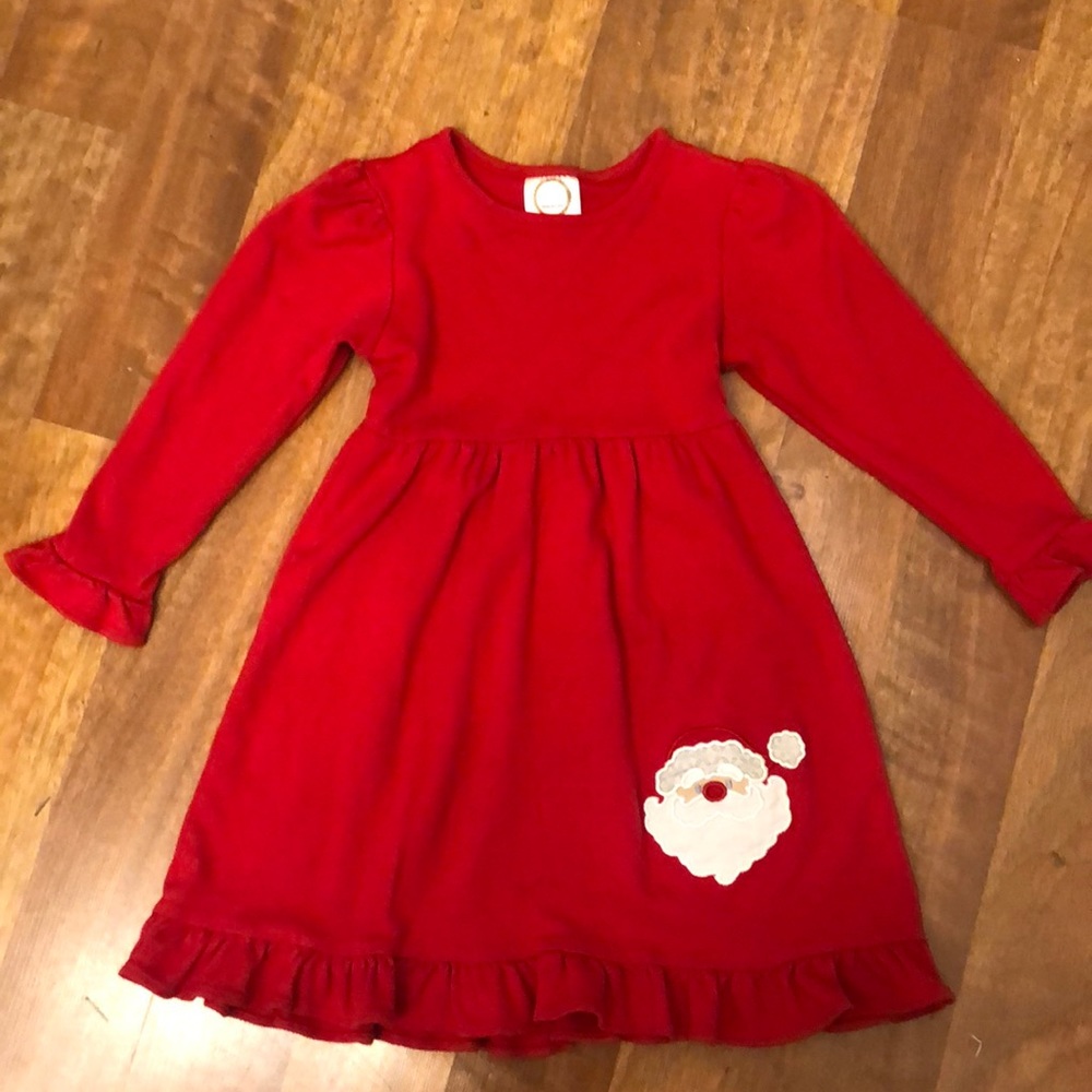 BB Santa monogram dress size 6